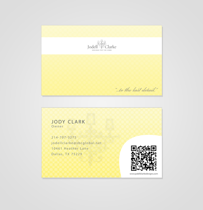 Business Card Design by gulduk for Jodell Clarke Designs | Design #955927