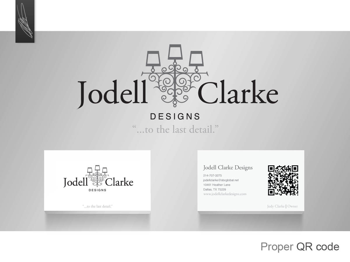 Business Card Design by siem for Jodell Clarke Designs | Design #953772