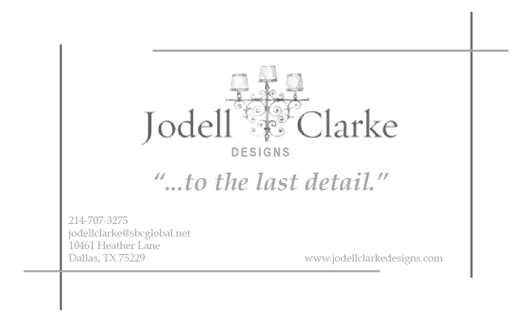 Business Card Design by DbDesigns Cairns for Jodell Clarke Designs | Design #944950