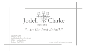 Diseño de Tarjeta de Presentación por DbDesigns Cairns para Jodell Clarke Designs | Diseño #944950