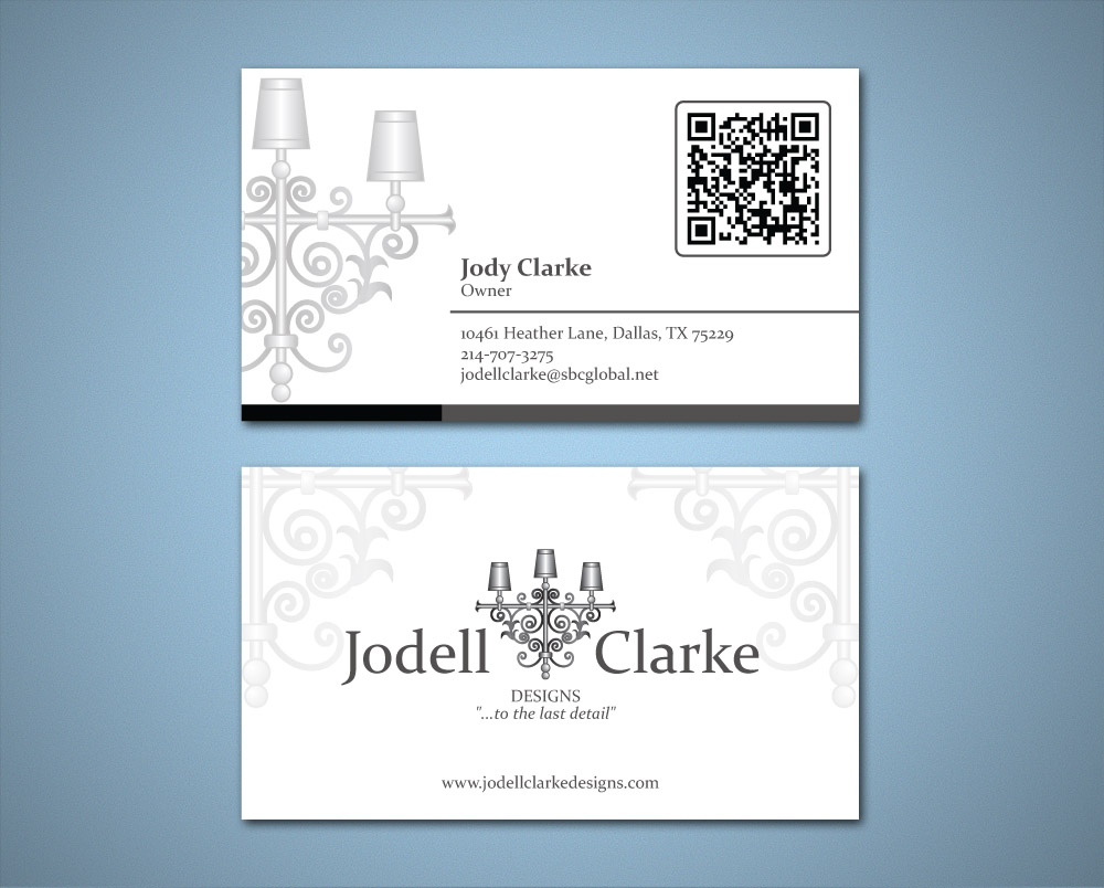 Design de Carte de Visite par MDesign pour Jodell Clarke Designs | Design #969027