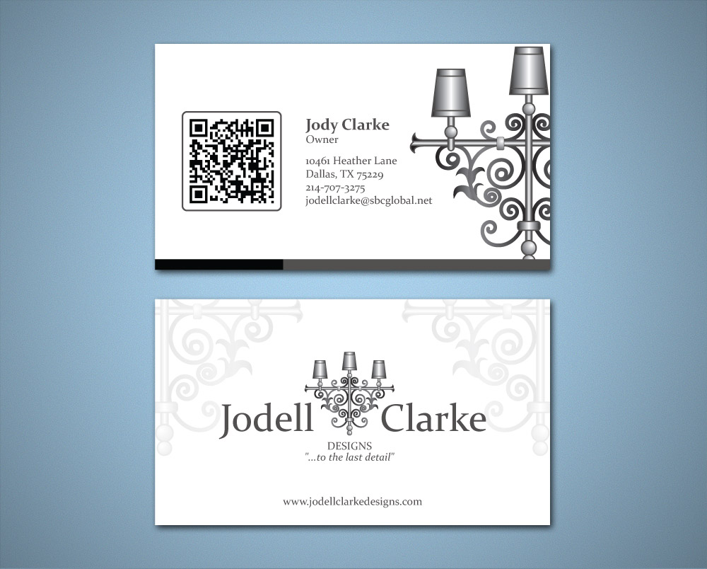 Design de Carte de Visite par MDesign pour Jodell Clarke Designs | Design #969028