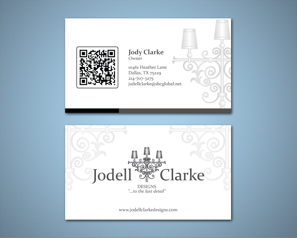 Design de Carte de Visite par MDesign pour Jodell Clarke Designs | Design #969032