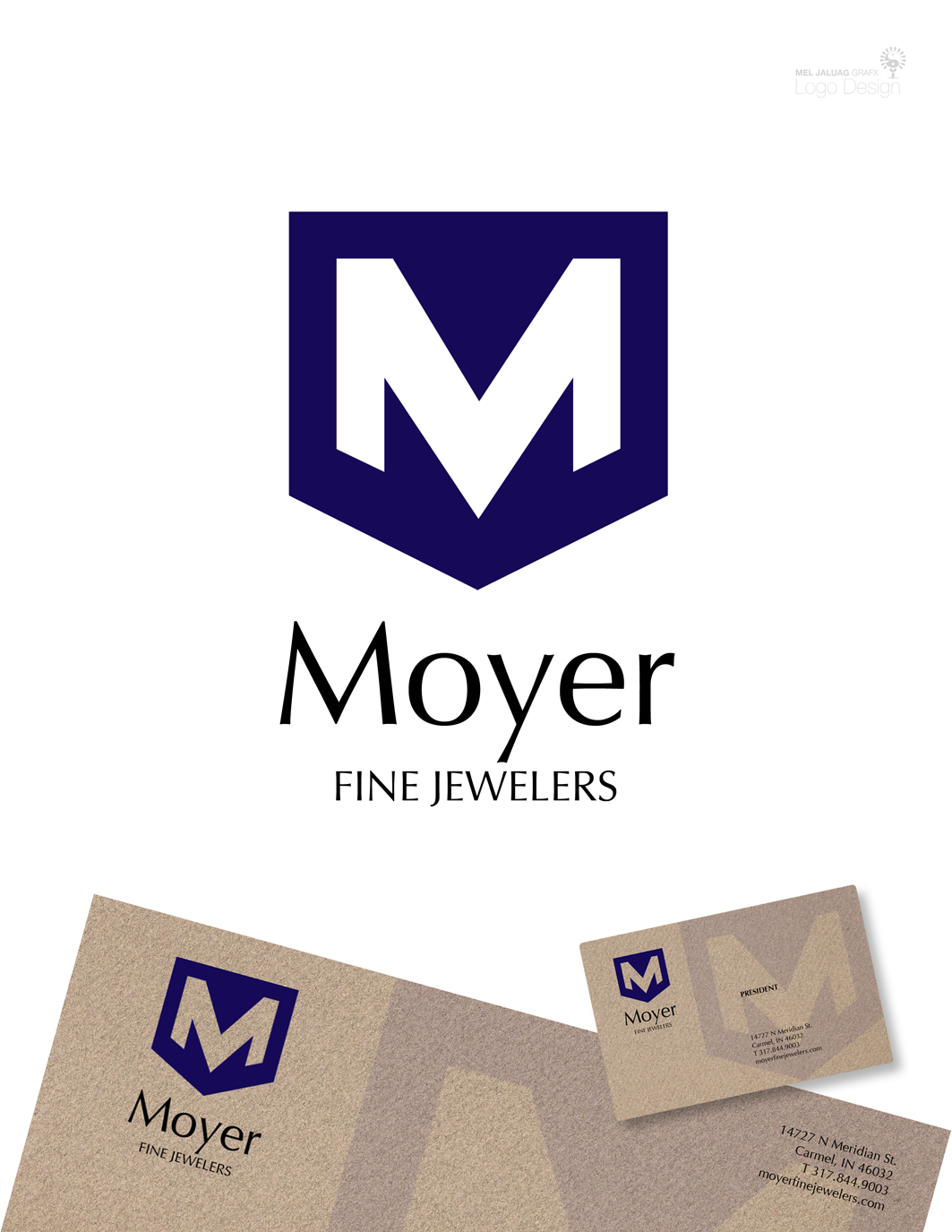 Logo Design by MEL JALUAG GraFX for Moyer Fine Jewelers | Design #966939