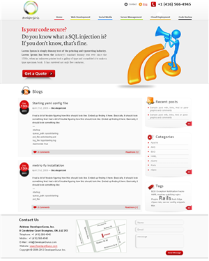 Wordpress Design by webxvision for this project | Design: #963057