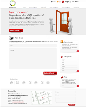 Wordpress Design by webxvision for this project | Design #963439