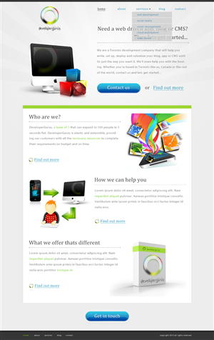 Wordpress Design by tinthumb for this project | Design: #952323