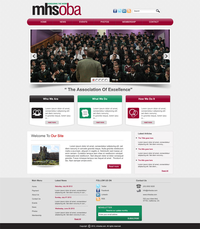 Web Design by DesignXyz for this project | Design #970763