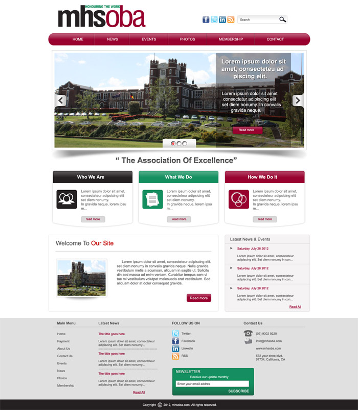 Web Design by DesignXyz for this project | Design #993167