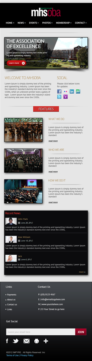 Web Design by OM for this project | Design: #1052972