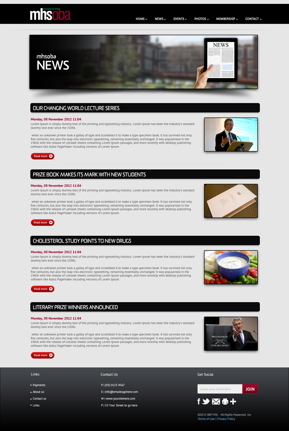 Web Design by OM for this project | Design #1052978