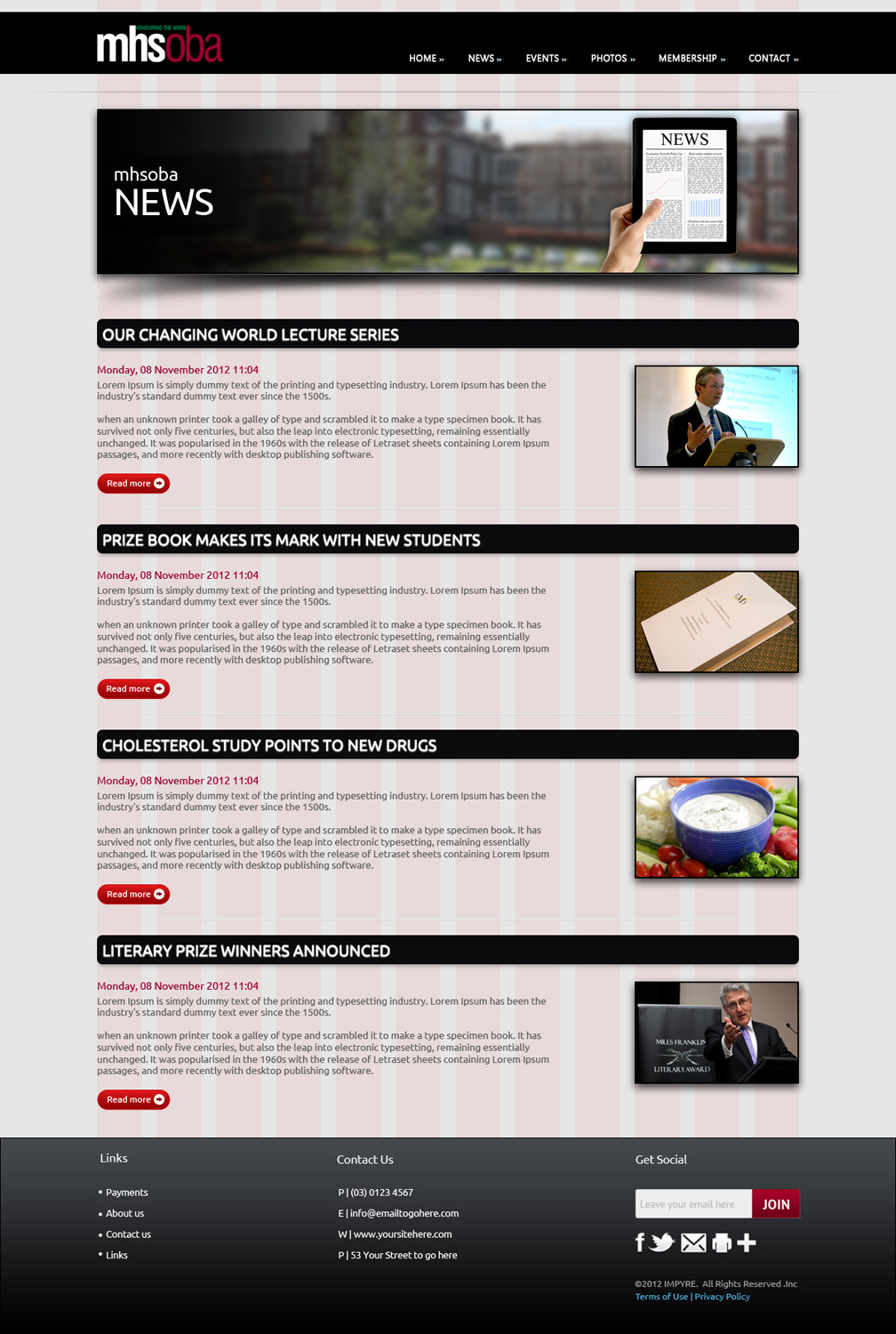 Web Design by OM for this project | Design #1068145