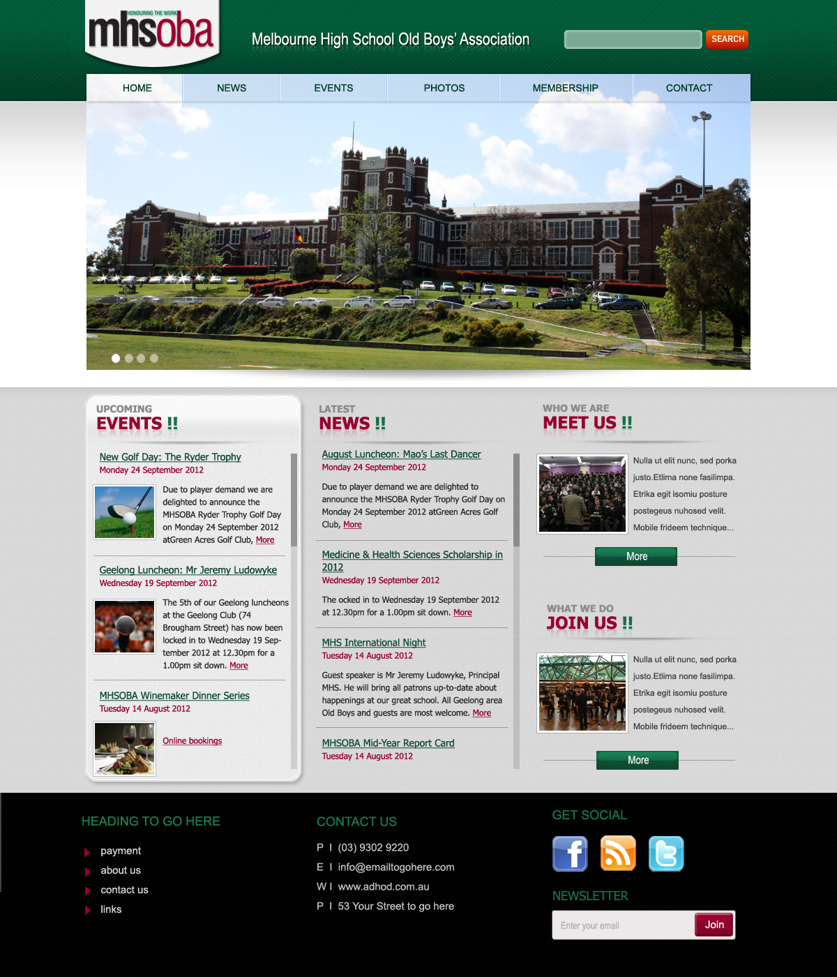 Web Design by Farnoosh M for this project | Design #964912