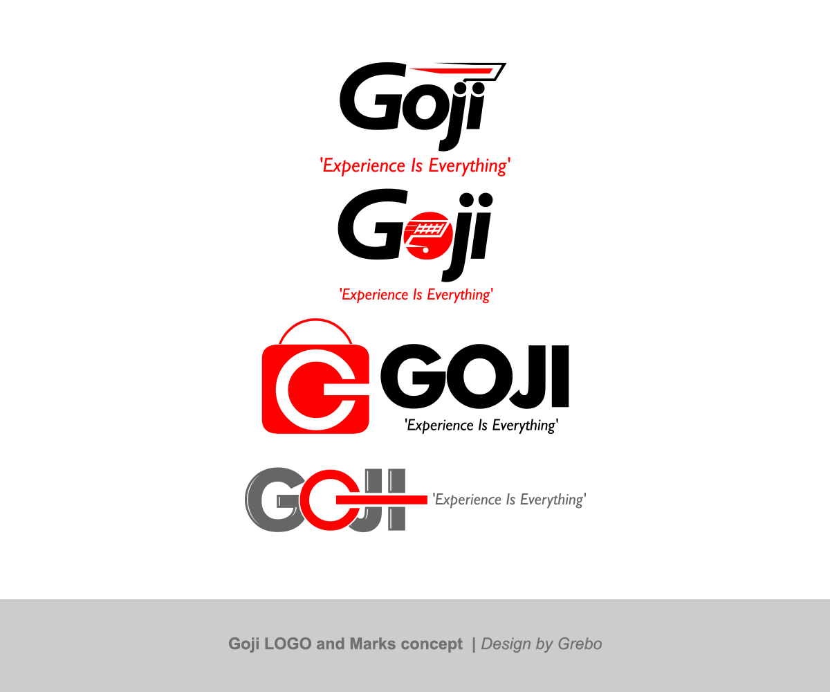 Logo Design by Grebo for Goji | Design #3713201