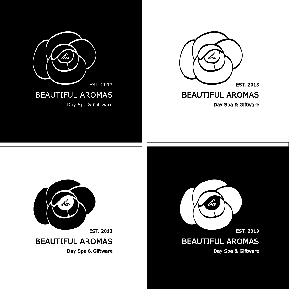 Logo Design by  frogushka for Beautiful Aromas Massage & Waxing Boutique | Design #3717349
