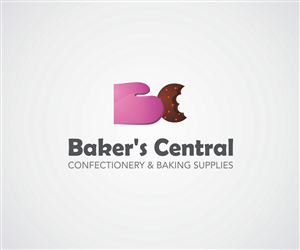 Logo Design by POP UP Designs & Concepts for Baker's Central Confectionery Supplies | Design #3667551