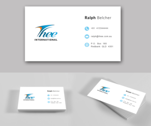 Business Card Design by shijujames26 for this project | Design: #15705160