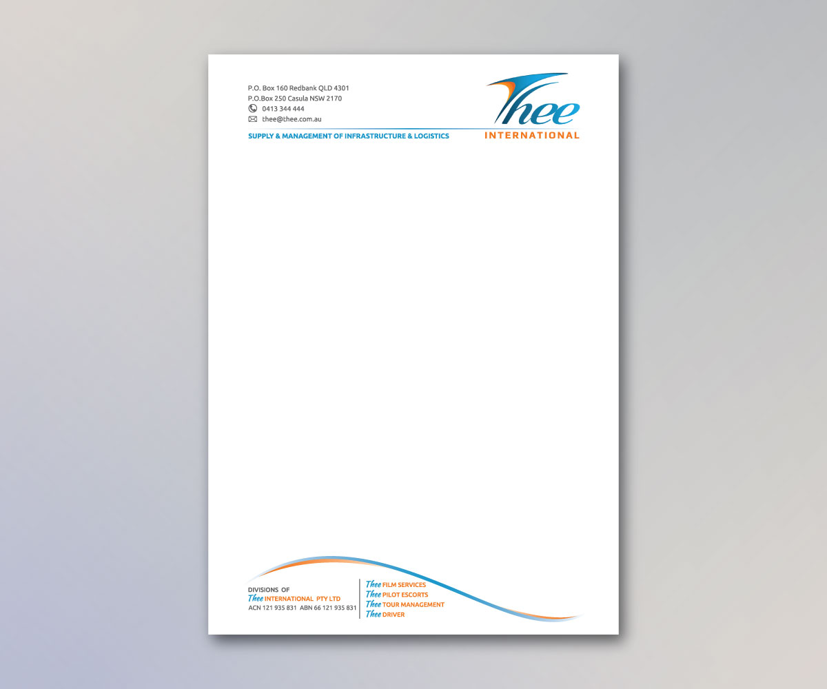 Letterhead Design by Dragana for this project | Design #15749838