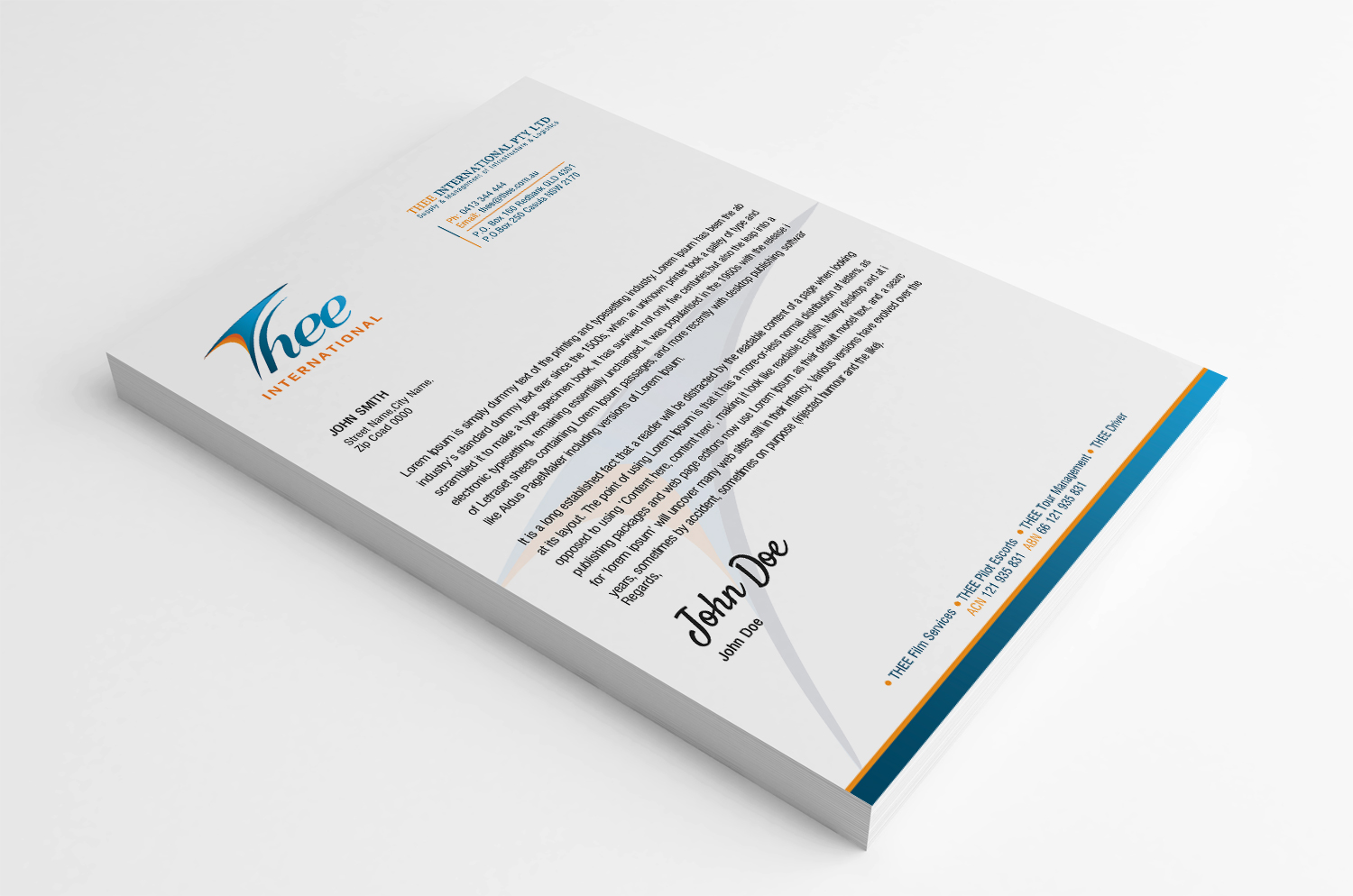 Letterhead Design by SL Designer for this project | Design #15774812