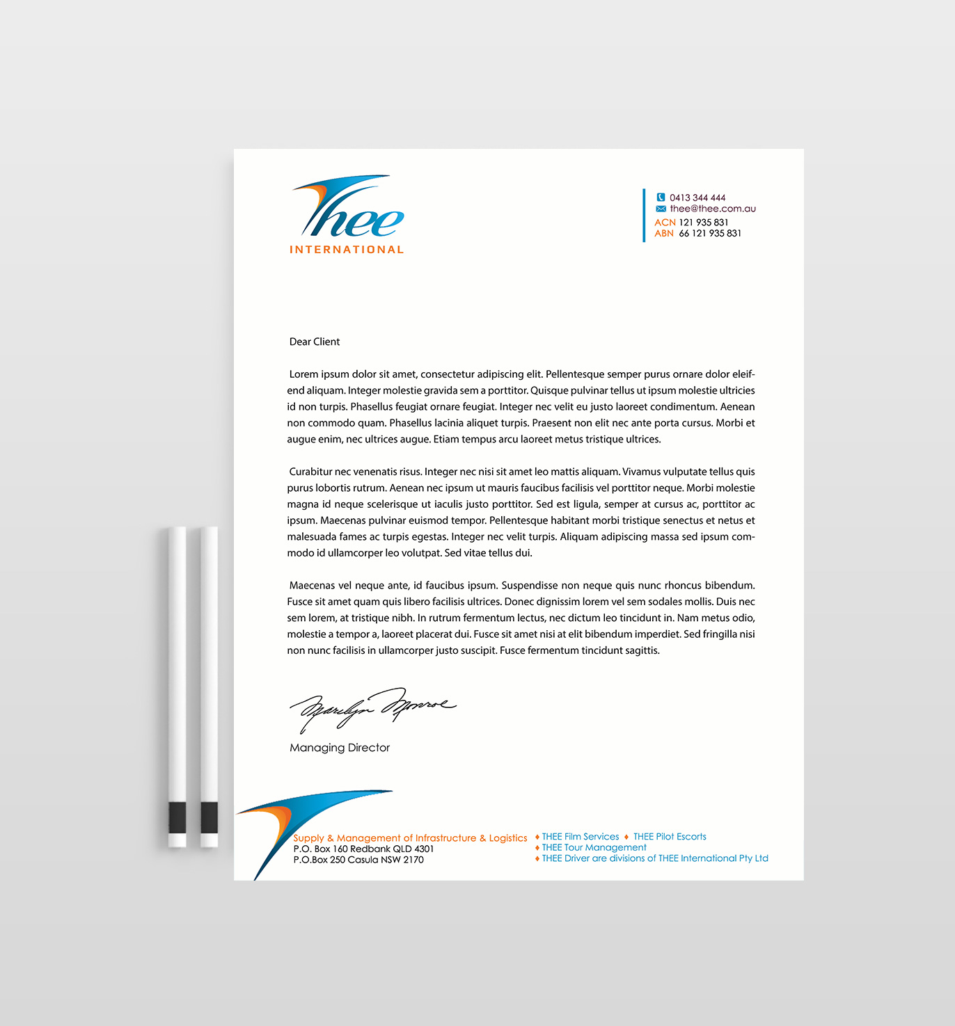 Letterhead Design by Designs 2019 for this project | Design #15732671