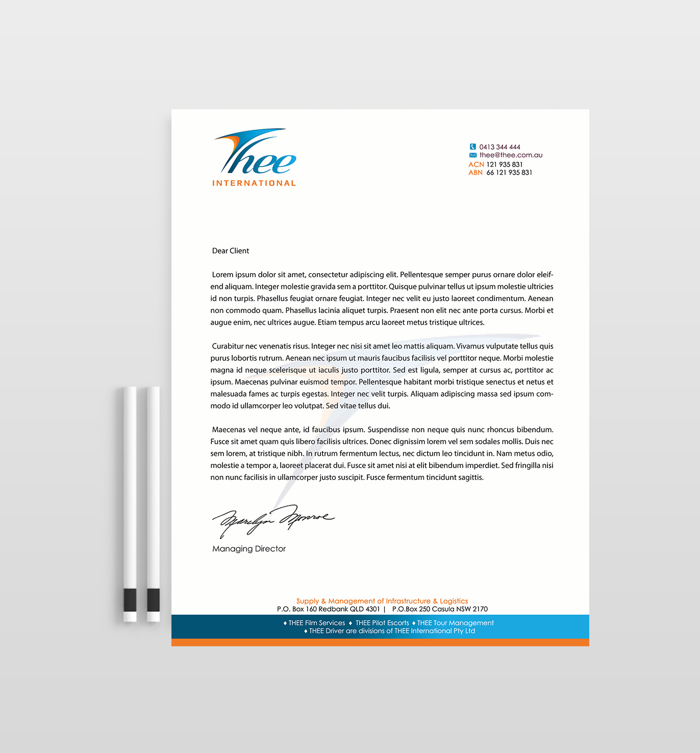 Letterhead Design by Designs 2019 for this project | Design #15732900