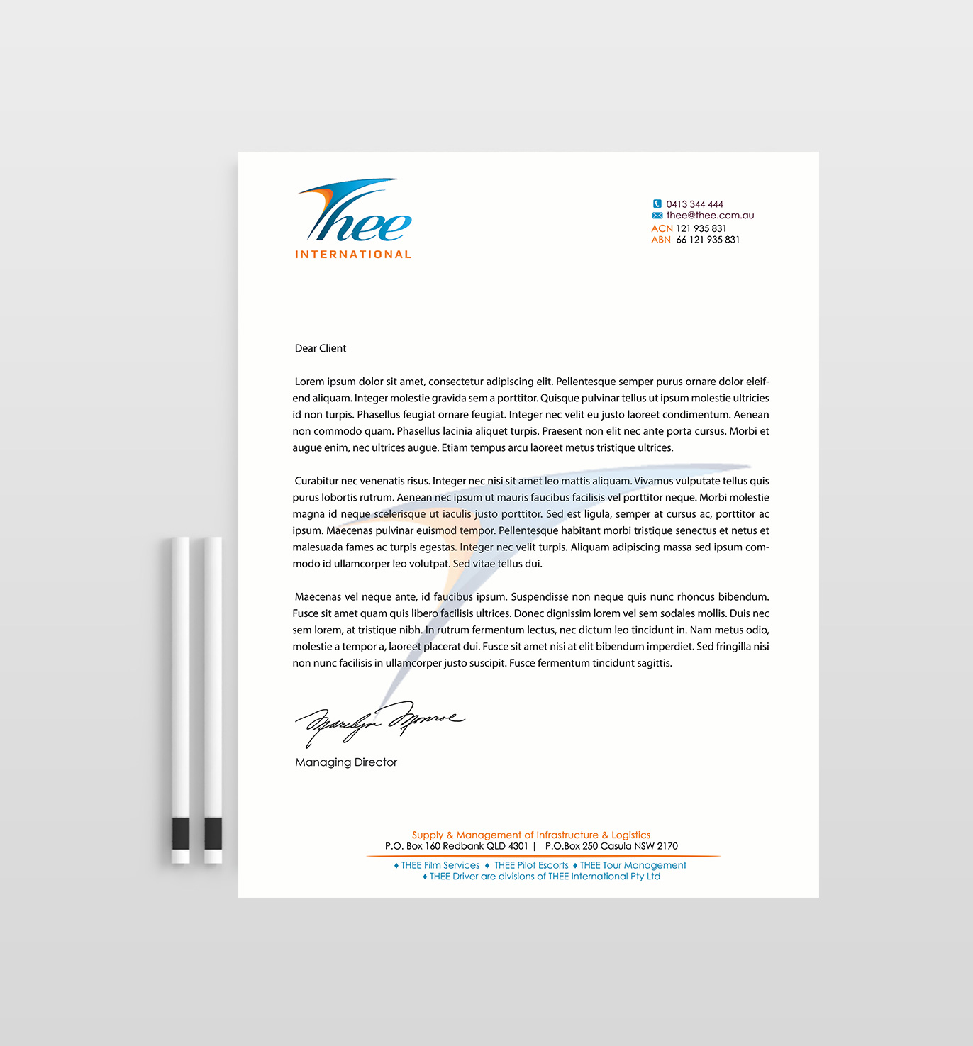 Letterhead Design by Designs 2019 for this project | Design #15732901