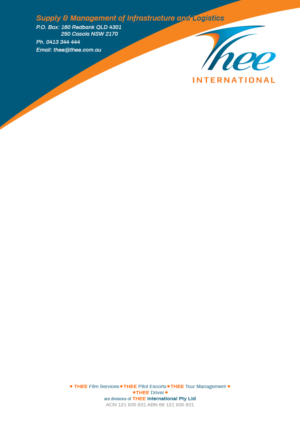 Letterhead Design Project | Design En-Tête par Zhor Signatures