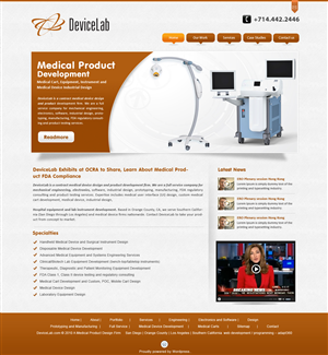 Design Wordpress par webxvision pour ce projet | Design : #949847