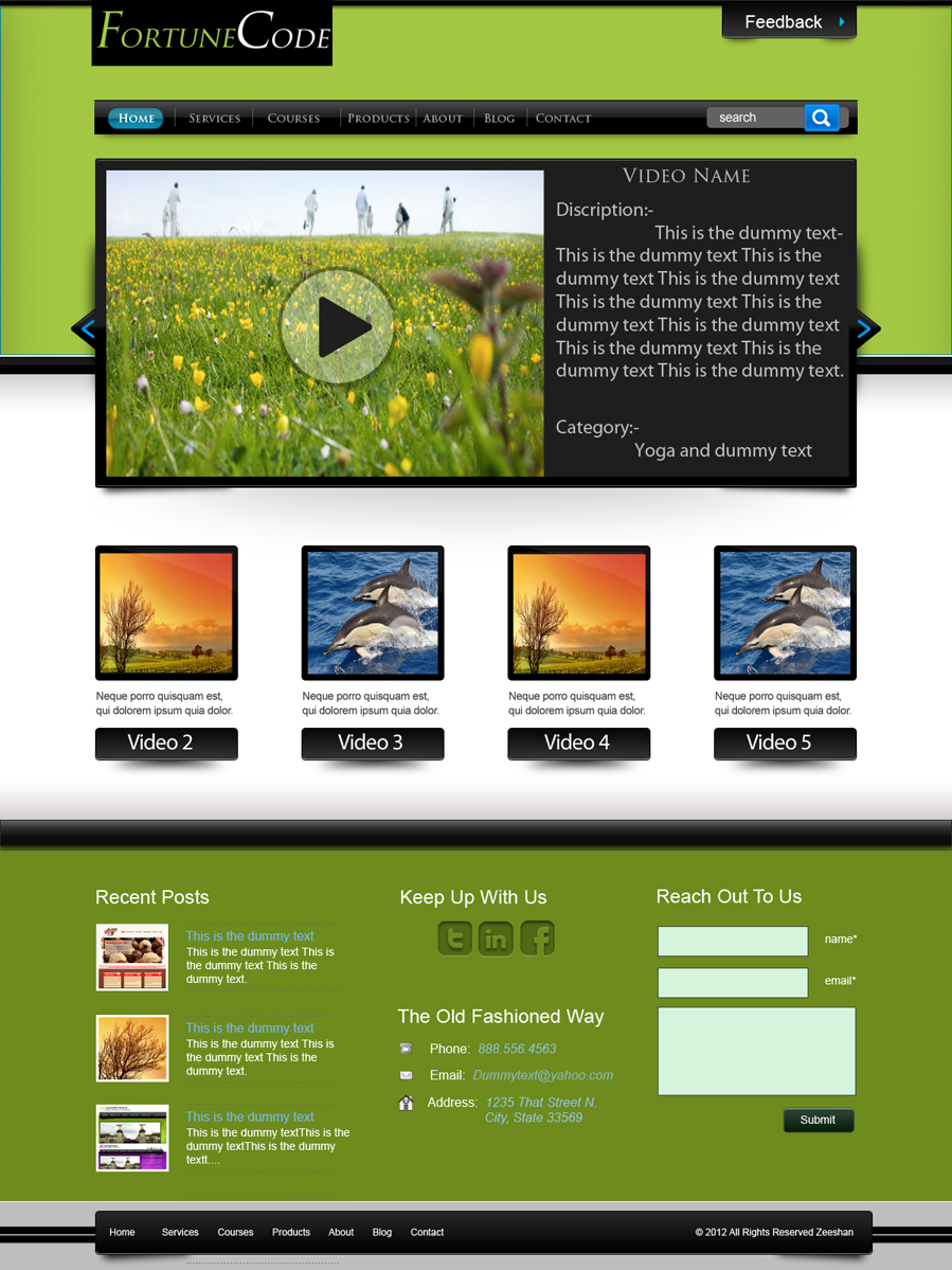 Diseño Web por Oxygen Creatives para este proyecto | Diseño #966752
