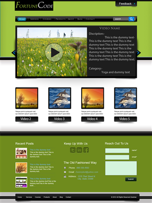 Webdesign for fortune code | Diseño Web por Oxygen Creatives
