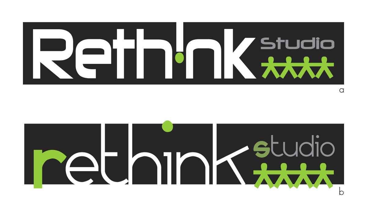 Logo Design by Halfull Media for Rethink Studio | Design #111333