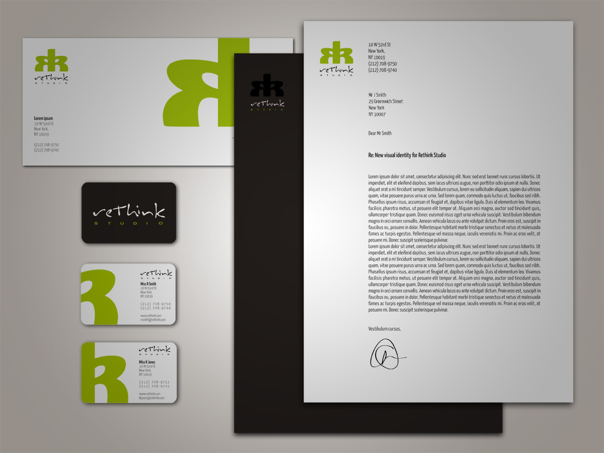 Logo-Design von Andrew Lyons für Rethink Studio | Design: #112325