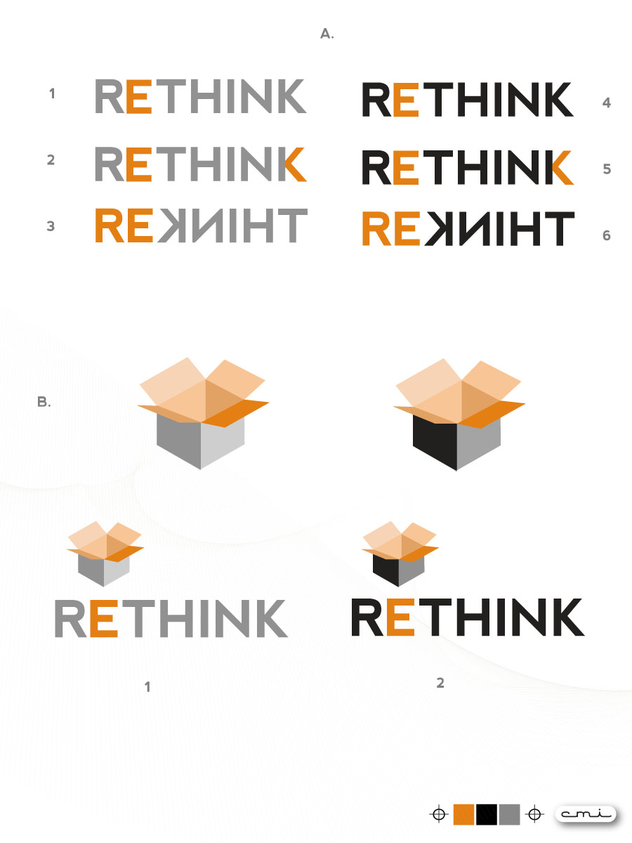 Logo Design by WAkland for Rethink Studio | Design #106495