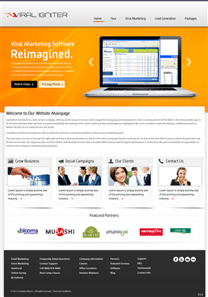 Web Design by pb for this project | Design: #1023627