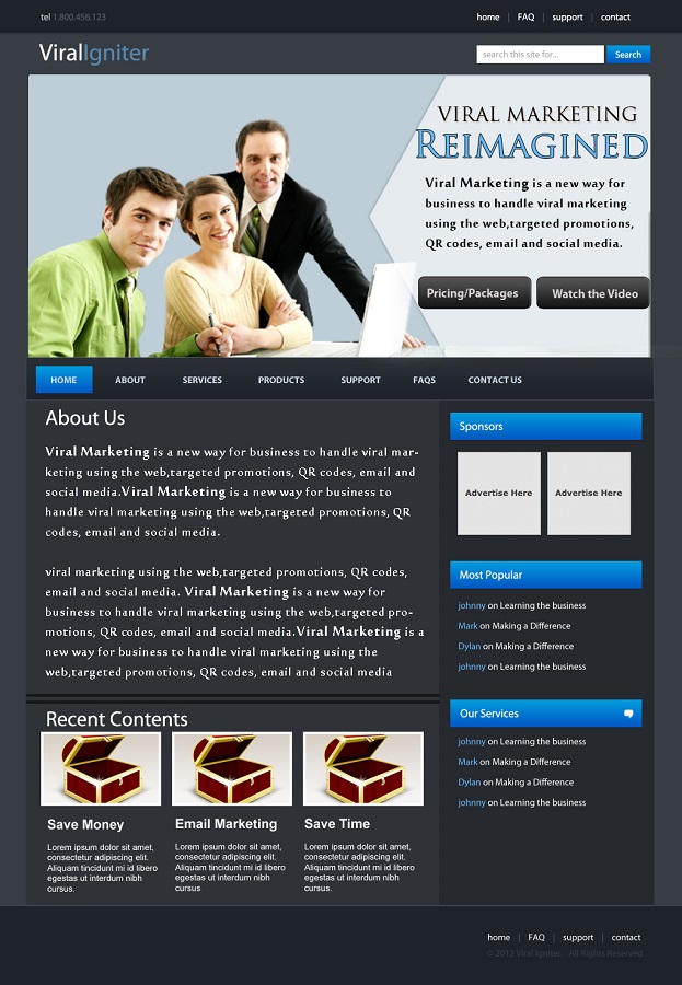 Web-Design von Oxygen Creatives für dieses Projekt | Design #993361