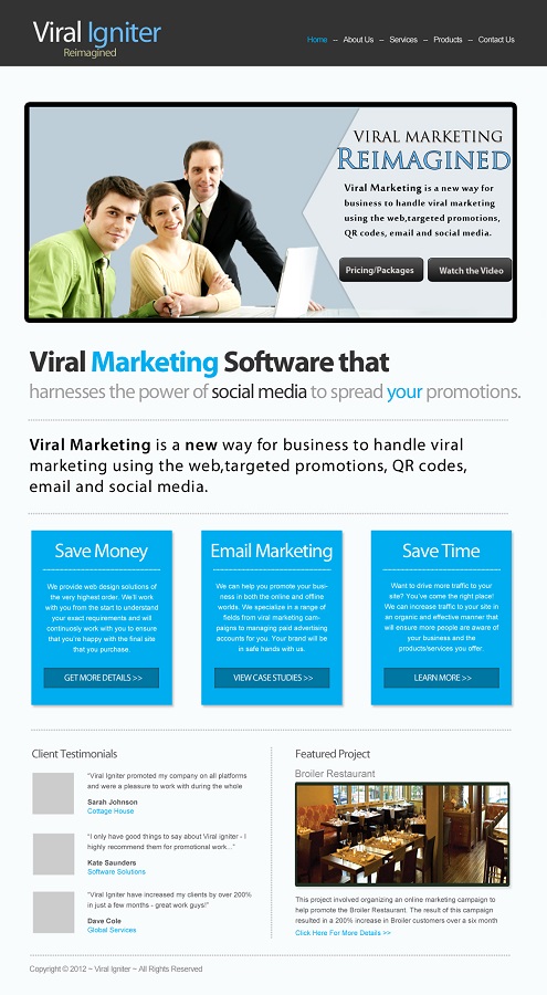 Web Design by Oxygen Creatives for this project | Design #993393