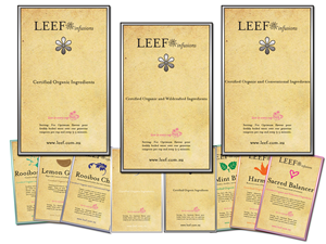 Design Emballage par Bri Williams-Powell pour LEEF Infusions | Design : #113255