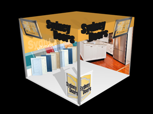 Ongoing work and Exhibition stand design for Sydney Doors | Signage Design by Anthony