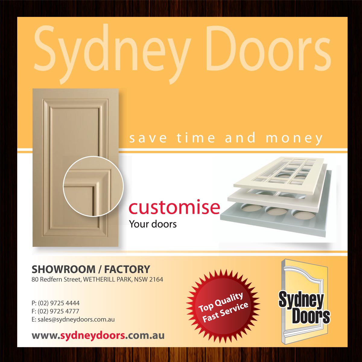 Signage Design by Sbss for Sydney Doors | Design #961776