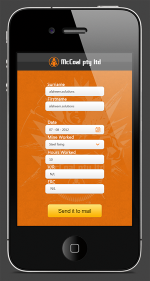 Design Application par creativoangle pour Emergency Response Contractors | Design : #954334