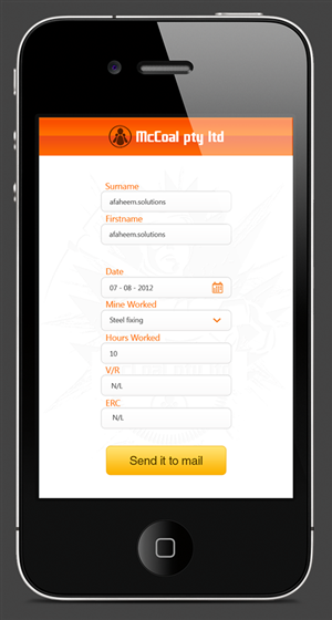Design Application par creativoangle pour Emergency Response Contractors | Design : #954370
