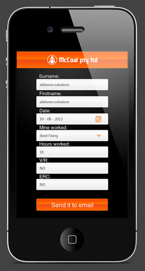 Design Application par creativoangle pour Emergency Response Contractors | Design : #956614