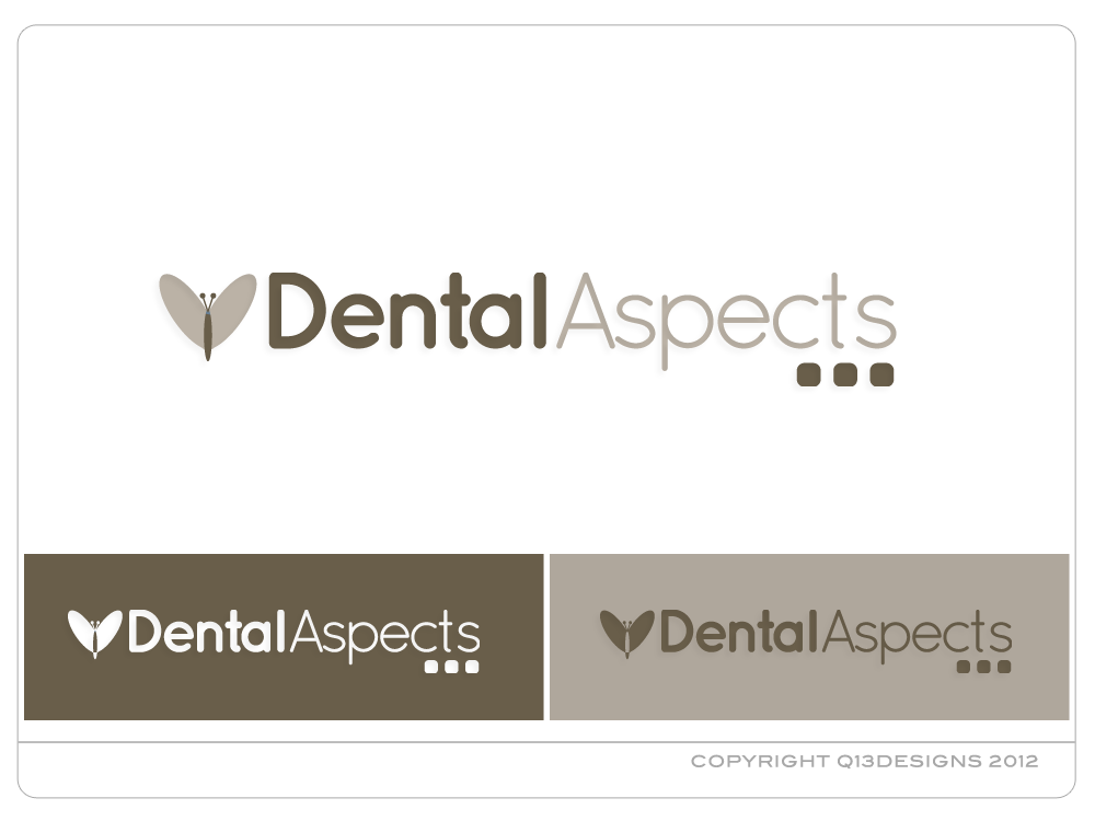 Logo Design by Suzie Q - Q13Designs.com for Dental Aspects | Design #1036550