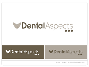 Logo Design by Suzie Q - Q13Designs.com for Dental Aspects | Design: #1036550