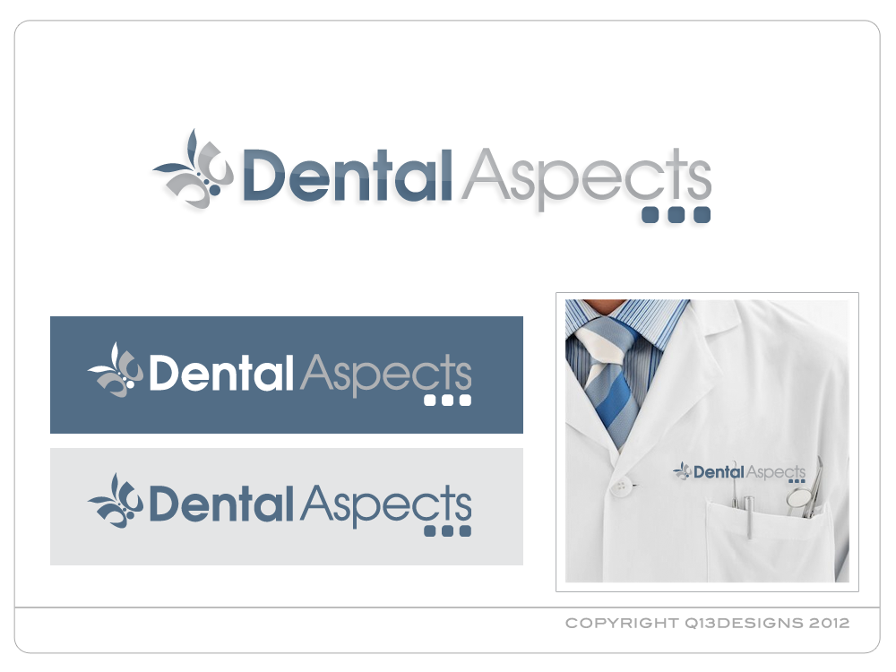 Logo Design by Suzie Q - Q13Designs.com for Dental Aspects | Design #961682