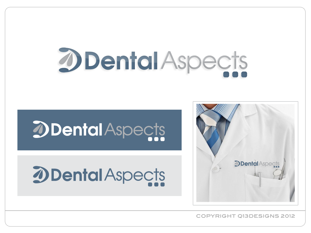 Logo Design by Suzie Q - Q13Designs.com for Dental Aspects | Design #961685