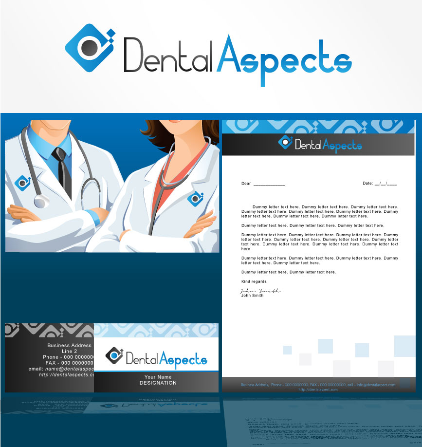 Logo Design by Bling Connect Ink for Dental Aspects | Design #951558