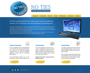 Web Design by Tebu Kurian for ViewTure bv | Design: #110839