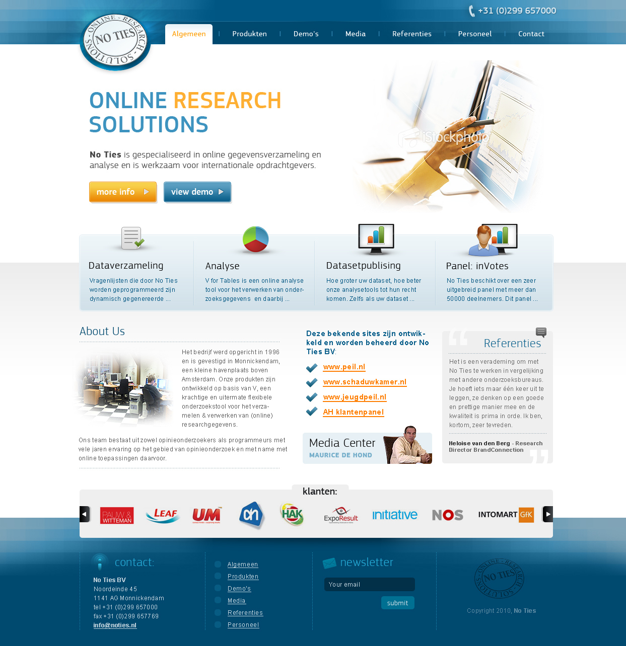 Web Design by blefish for ViewTure bv | Design #108947