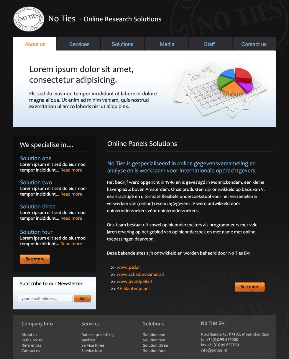 Web Design by KK'z for ViewTure bv | Design #109982